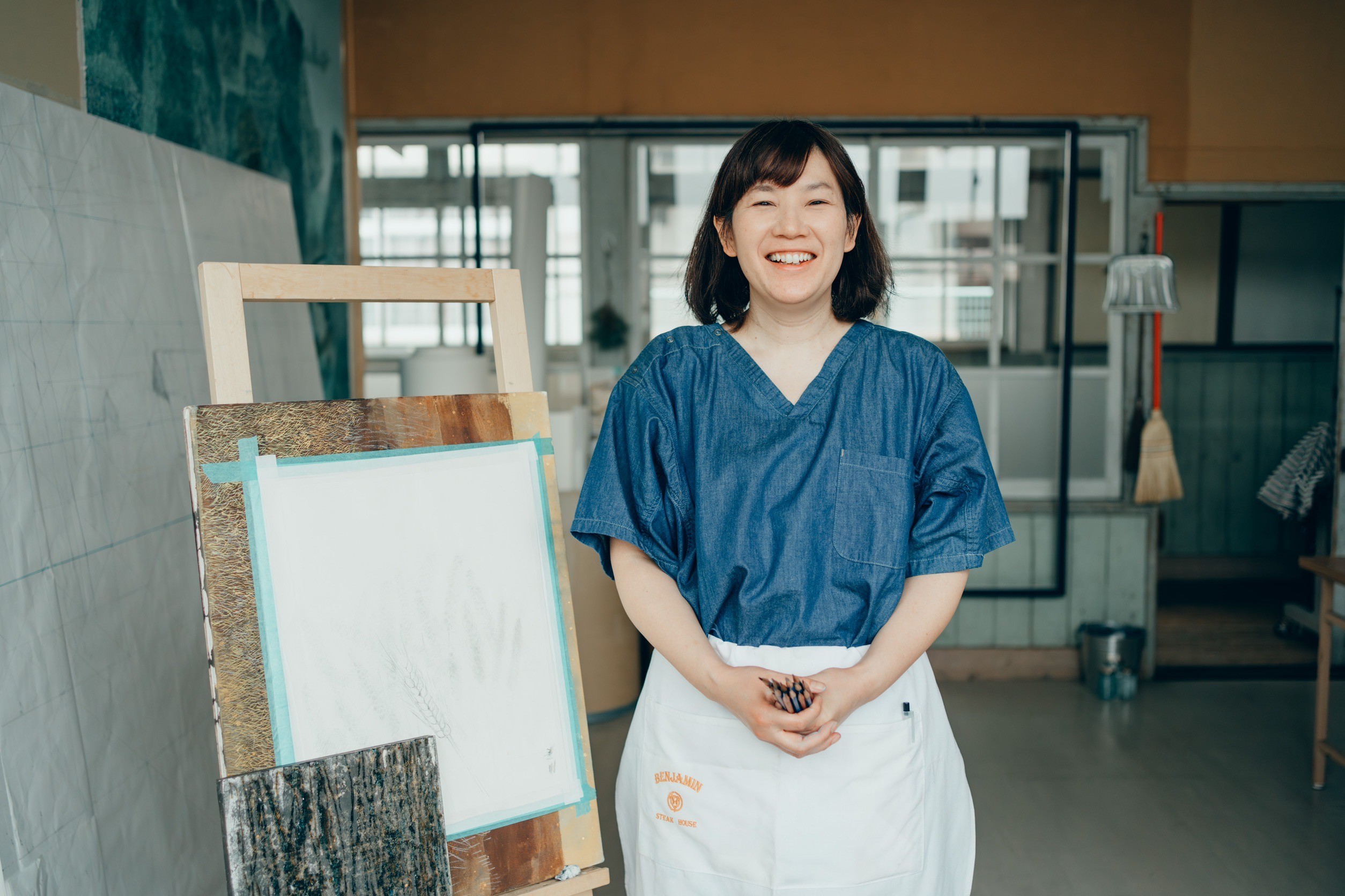 海の校舎 公開インタビュー – 日本画家 安沢有里